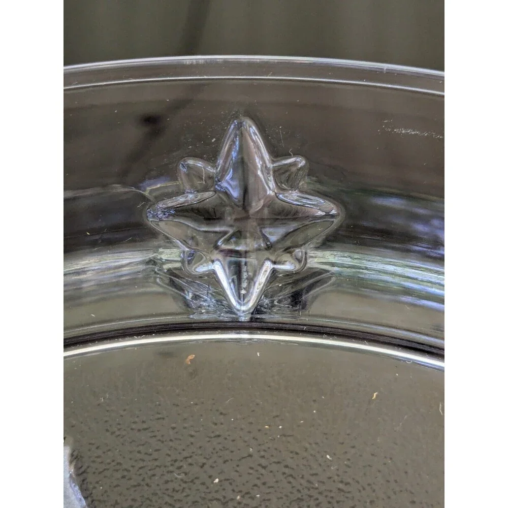 MJ Hummel Vtg Goebel Christmas Nativity Glass Plate 1996 Made In Germany Angel